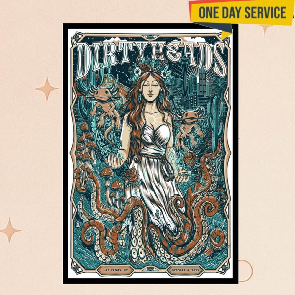Dirty Heads Oct 4 2025 Las Vegas Poster